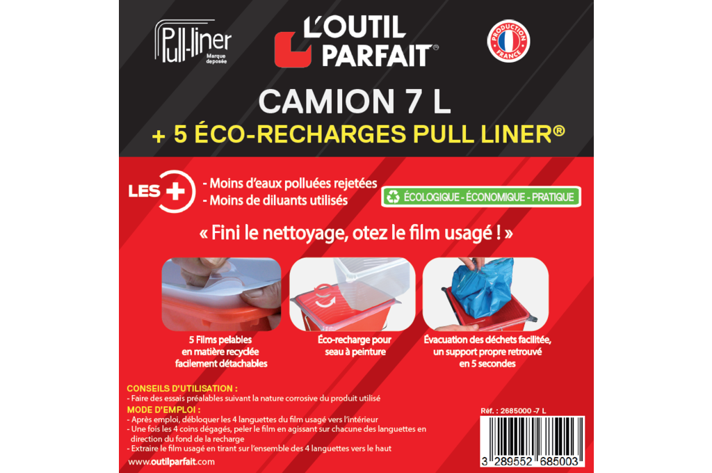 ETIQUETTE_2685000 - Camion + 5 éco-recharges Pull Liner®