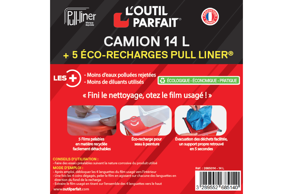 ETIQUETTE_2685014 - Camion + 5 éco-recharges Pull Liner®